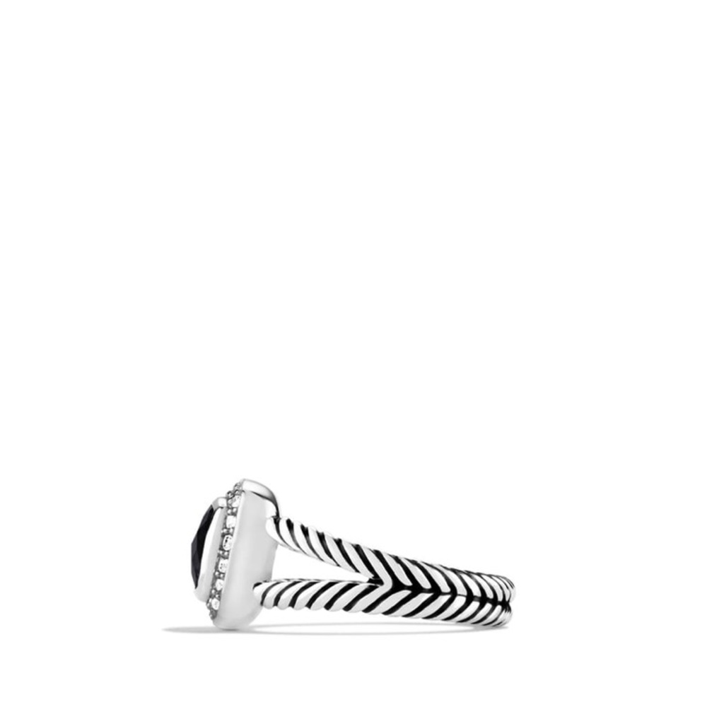 Petite Albion Ring Black Onyx & Diamond - Picture 5 of 6